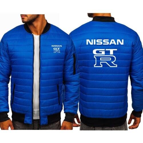 Fashion Winter fleece Thicken Warm coats Hoodies Mens GTR Car logo high quality Cotton Mens Hoodies Zipper Jacket