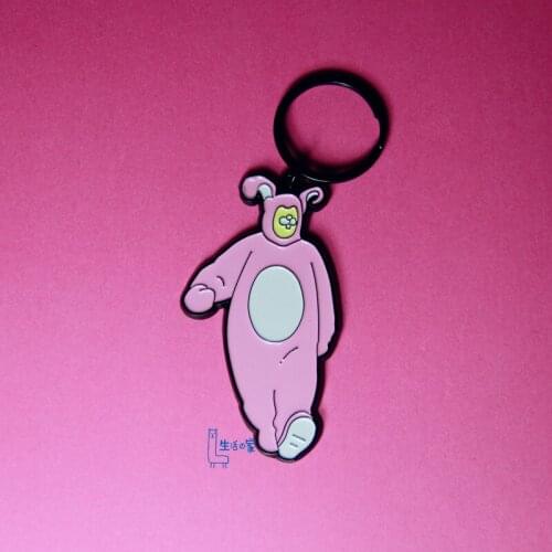 New 1pcs Friends TV Show Chandler Bing ChanChan Bunny Rabbit Key Ring KeyChain Chandler Keychain