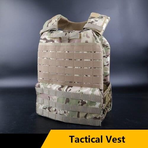 600D Hunting Tactical Vest Military Molle Plate Carrier Magazine Airsoft Paintball CS Outdoor Protective Lightweight Vest