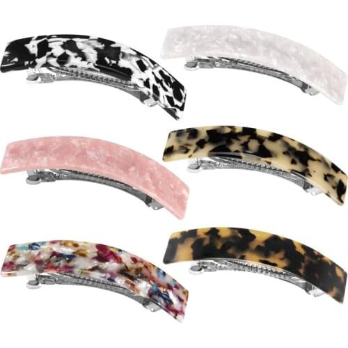 Ruoshui Woman Acetic Acid Hairpins Girls Hair Accessories Barrettes Hairgrip Headwear Hair Clips Claw Ponytail Holders Hairgrip