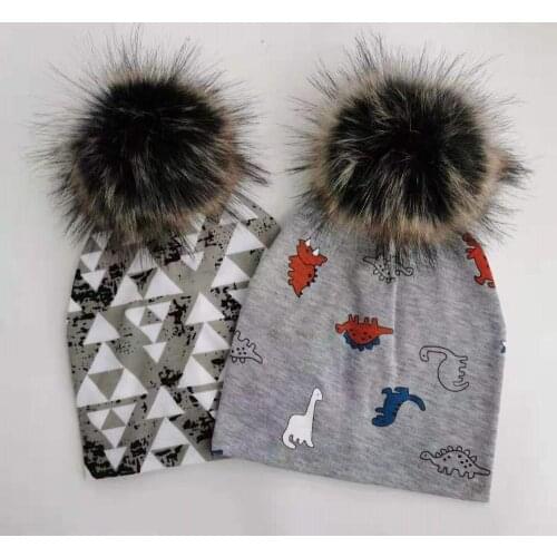 Newborn fashion baby children pompom hat cap for baby girl hat infant toddler hats bonnet skullies beanies for kids boys cotton