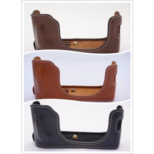Digital Camera Bag Classical Arrival Half Body Set CoverCamera Strap for Fujifilm Fuji X100 X100S X100T Leather Camera Bag Case