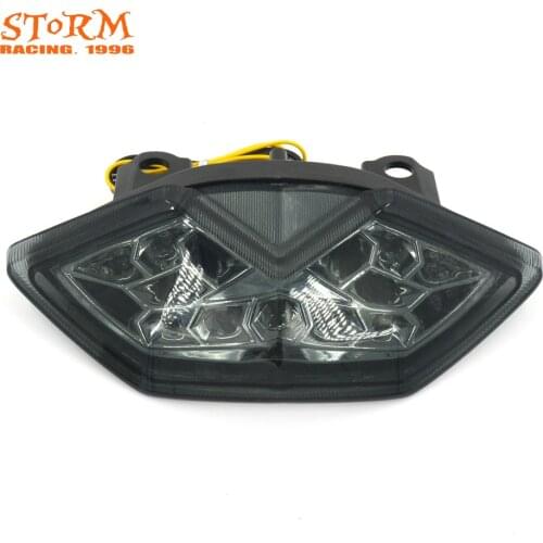 Motorcycle Black Rear Tail Light Brake Integrated LED Taillight For KAWASAKI Z1000 Z1000SX Ninja 1000 Ninja1000 Versys 650