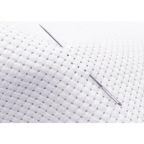 11-Count Cotton Cross Stitch Fabric Cloth Needlework Embroidery Fabric for DIY Handmade Crafts Handcraft Supplies 59x39inch