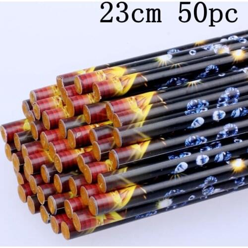 50pc 23cm Wax Dotting Pen Pencil Nail Art Tools Self-Adhesive Rhinestones Gems Drilling Picking Picker Tips Random Color
