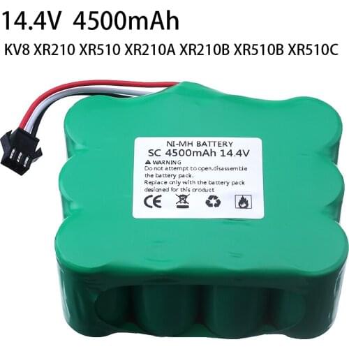 14.4V 4500mAh SC Rechargeable Battery for KV8 XR210 XR510 XR210A XR210B XR510B XR510C Zebot Z520 Fmart R770 Vacuum Cleaner Robot