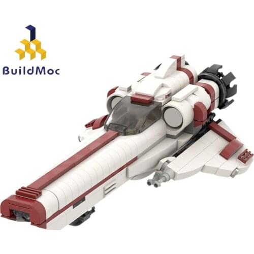 Buildmoc Military Sci-Fi TV The Battlestar-Galacticas Colonial Viper MKII Space Battleship Building Blocks Kid Toys for children