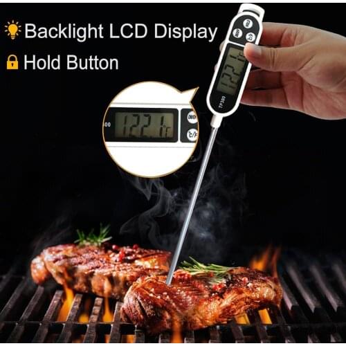 Digital Meat Thermometer Barbecue Grill Food Thermometer for Milk Water Smoker BBQ Accessories Probe Kitchen Cooking Thermometer