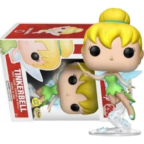 FUNKO POP Cartoon Tinkerbell Figures Toys Princess Tinker bell #295 POP Action Figures Gifts for Girls Decoration Dolls Model
