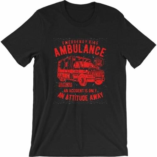EMT First Responder Ambulance Paramedic T-Shirt. Summer Cotton Short Sleeve O-Neck Mens T Shirt New S-3XL