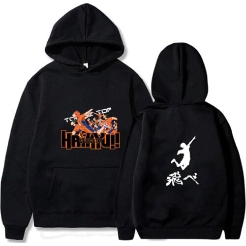 Haikyuu Animation Elements Fashion Hoodies Pullovers Tops Unisex Clothes
