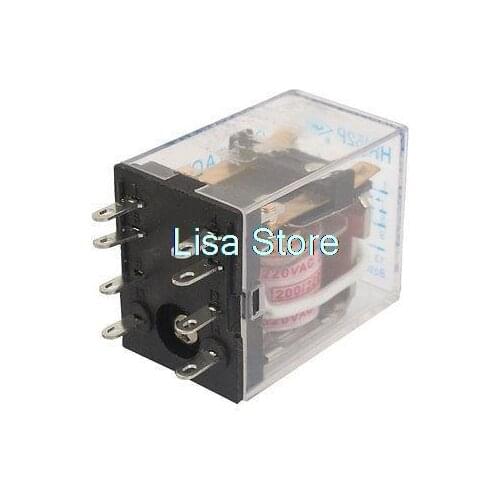 HH52P AC 220V Coil DPDT Electromagnetic Power Relay 8 Pin Azttn