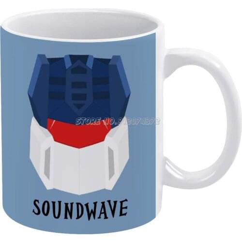 Soundwave [ G1 ] Coffee Mugs 330ml Creative Travel Mug and Cup Office Drinkware Mugs Tazza Transform Red Autobot Bot Con Prime M