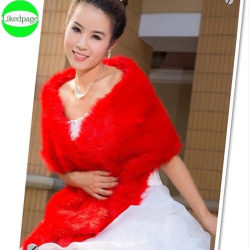Likedpage Wedding Fur Capes