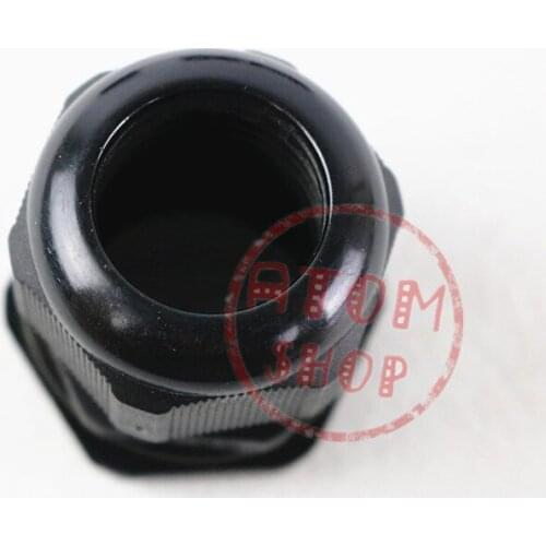 CE approved PG29 Cable Glands Nylon plastic, waterproof cable connectors spiral fixed