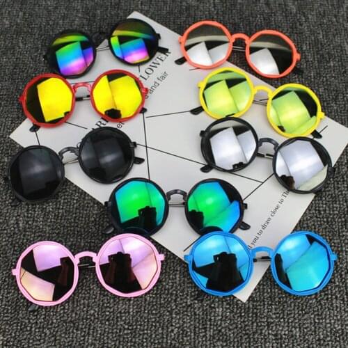 2020 Baby Popular Accessories Baby Sunglasses Toddler Children UV400 Frame Kids Cool Colorful Reflective Glasses Outdoor Gifts