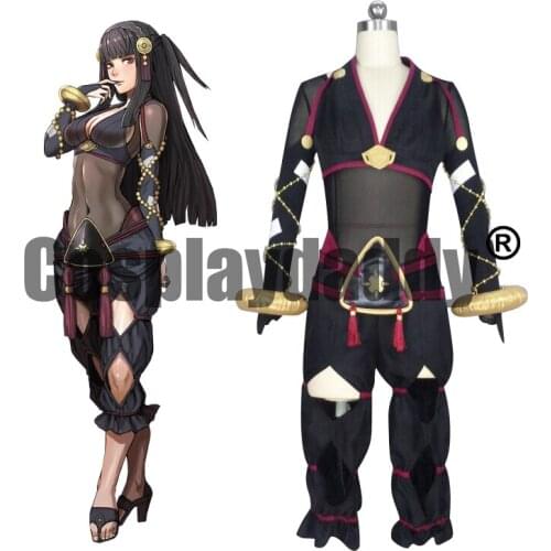 Fire Emblem Fates if Heroes Hoshidan Diviner Rhajat Syalla Uniform Outfit Game Cosplay Costume S002