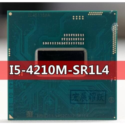 Intel Core I5-4210M SR1L4 Processor i5 4210M notebook Laptop CPU Socket G3 rPGA946B Suitable for HM86/HM87 chipset laptop