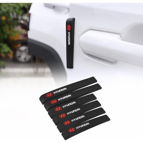 Rubber Car Door Protector Strip Car Door Bumper Edge Anti-collision Strip Sticker For Hyundai I10 I20 I30 I40 IX20 IX35 Kona