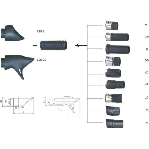 SBTSS #16 skeleton pipe seat for spinning Graphite Reel Seat - Fishing Rod Components 2 SET