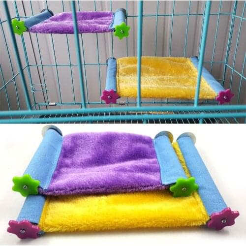 Warm Bird Nest Hammock Parrot Cockatiel Hamster Chinchilla Cage Sleeping Bed