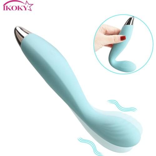 Spot Finger Vibrator Erotic Toys Vagina Massager Nipple Clitoris Stimulator Orgasm GSex Toys for Women AV Stick Wand