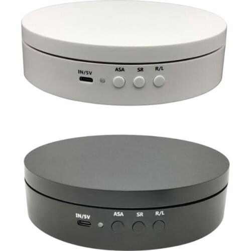 Electric Rotating Turntable 3 Speeds 360 Degree Motorized Turntable Display Stand Photography Video Shooting Props Drop Shipping