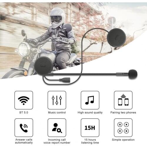 Hands-free Call High Durability Motorbike Bluetooth Intercom with Universal Microphone for Scooter