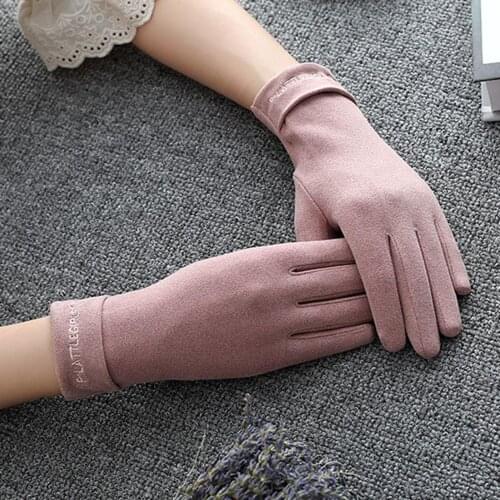 Women Winter Warm Thicken Touch Screen Gloves Full Finger Riding Cycling Mittens