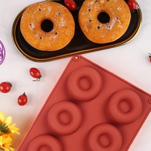 2021 New Kitchen Mould Hot Sale silicone Donut Cupcake Mold Muffin Chocolate Cake Candy Cookie Baking Mould Pan