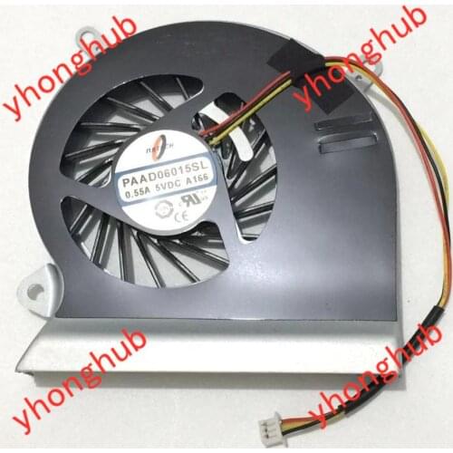 PAAD06015SL GE60 2PE-448XCN 2PE-449XCN DC 5V 0.55A 3 wire Server Frameless Fan
