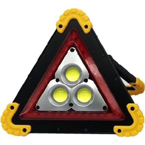 Car Warning Light Triangle Bright Taillight Waterproof LED Sign Lamp Outdoor Emergency Lantern