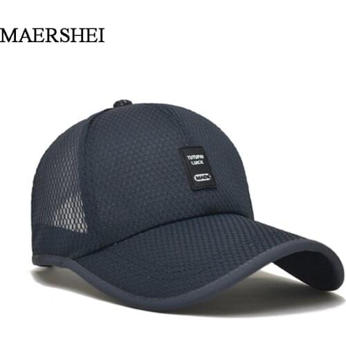 Unisex baseball caps summer outdoor running visor Caps Snapback Dad sunscreen quick-drying breathable mesh cap casual sports Hat