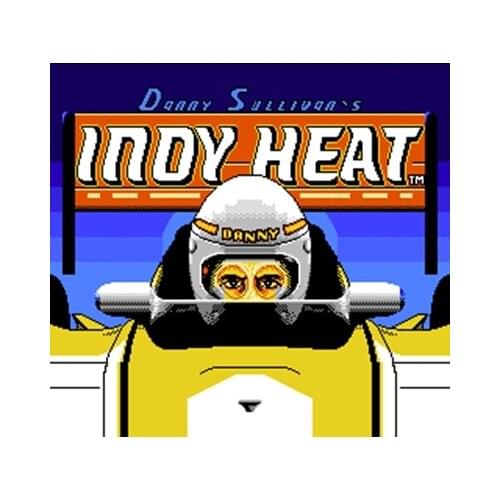 Danny Sullivans Indy Heat 60 Pin 8 Bit Video Game Card Drop Shipping