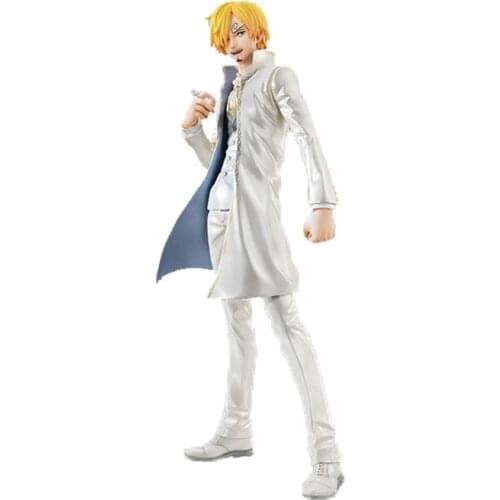 MEGAHOUSE ONE PIECE Anime Figures POP Vinsmoke Sanji Collections Hand-Model Dolls Kids Toys Gifts for Boys