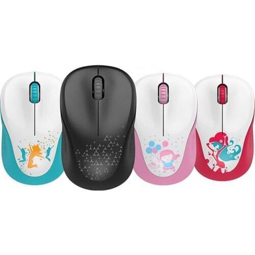 Girl Cute Cartoon 1500 DPI Wireless Computer Receiver Mini Mouse for PC Laptop