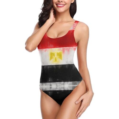 Egyptian Flag No. 2, Series 1 sexy Bikinis Women Swimsuit Low Waist Swimsuit Women honeymoon Beach wear M1