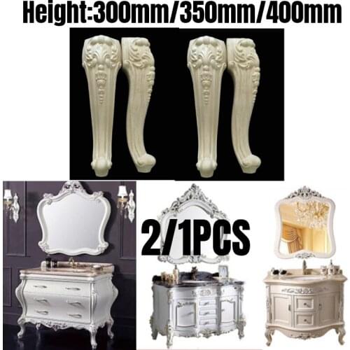 2/1PCS Solid Wood Furniture Legs Feet Replacement For Sofa Couch Chair Coffe Tea Table Cabinet TV Stands 300/350/400mm