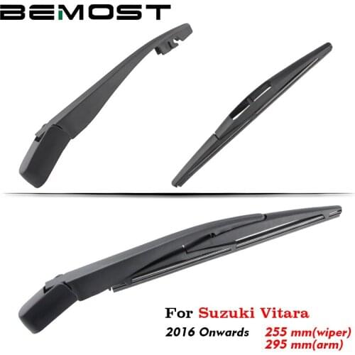BEMOST Car Rear Windshield Wiper Arm Blade Brushes For Suzuki Vitara 2016 Onwards Hatchback 255MM Back Windscreen Auto Styling