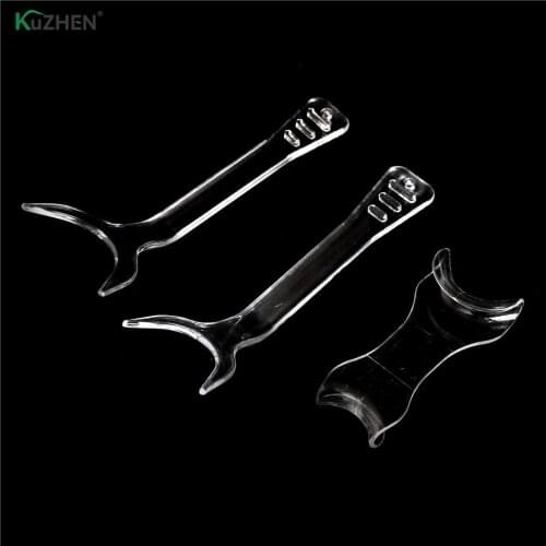 Clear Dental Single/Double-headed T-Shape Intraoral Cheek Lip Retractor Orthodontic Lip Cheek Retractor Mouth Openers 3 Styles