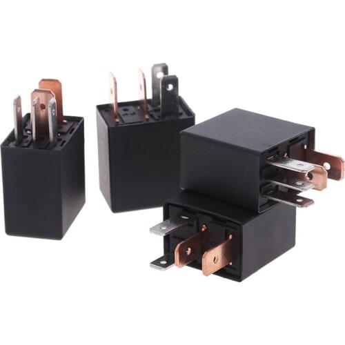 1PC DC 12V 24V 40A Rated Current 1NO 1NC SPDT 4/5 Pins Car Automotive Alarm Relay