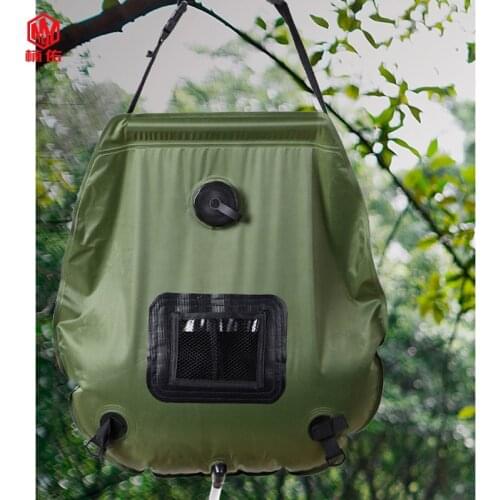 1PCS 20L Outdoor Solar Heating Bathing Bag Camping Portable Bathing Artifact Folding Hiking Climbing Bathing Equipment