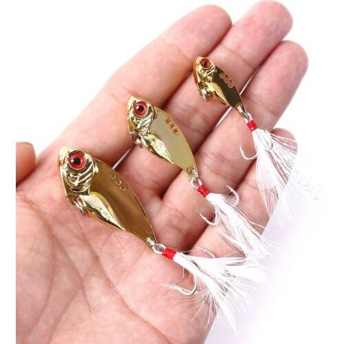 10Pcs Metal Mini VIB Winter Ice Lures Fishing Tackle 5G 10G 15G Vibration Crankbait VIBE Wobbler Spinner