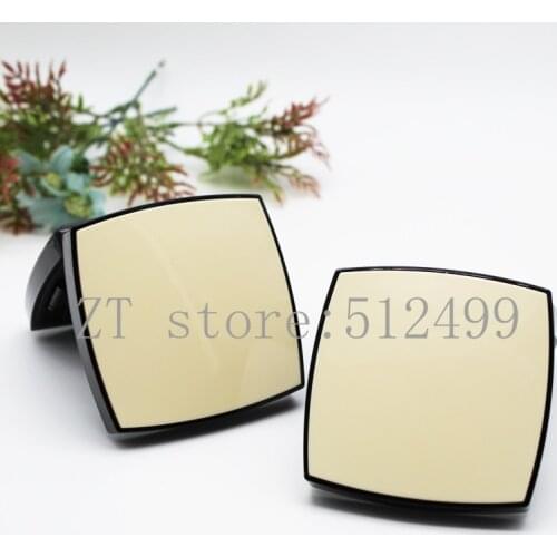 2pcs/pack Empty Air Cushion Foundation Box, DIY Cosmetic CC BB Cream Refillable Container, Square Elegant Cream Case Compact