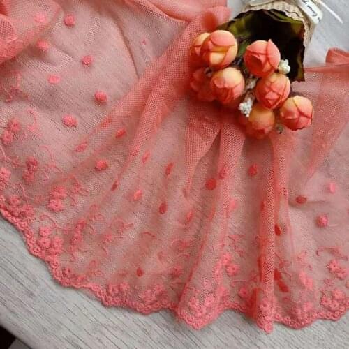 20Meters beautiful hot selling mesh lace fabric soft lace trim ribbon for underwear garment accessories