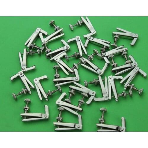 30pcs high quality 4/4 white nickel violin plated string fine tuners, Violin Parts