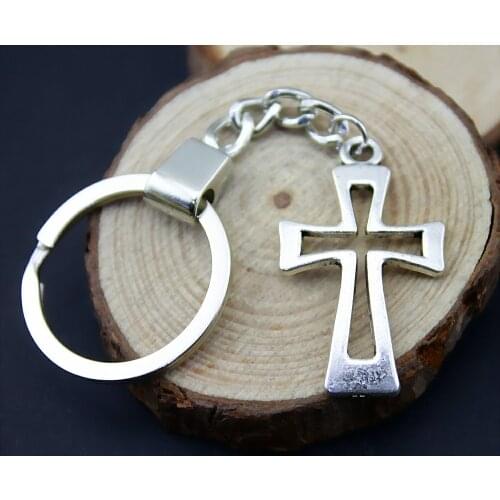 Cross Keychain Wedding Souvenirs Key Holder Wedding Favors and Gifts for Guest Party Favors Festive Party Supplies YB13159