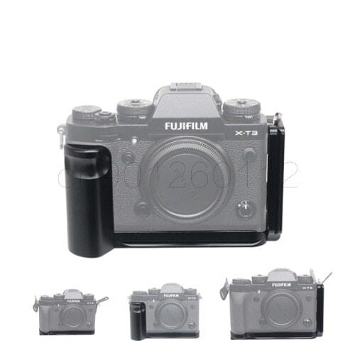 Quick Release L Plate / L Bracket for Fuji Fujifilm X-T3 XT3 XT-3 Vertical Shoot Quick Release Plate Hand Grip Holder