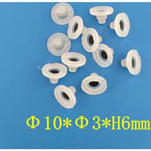 DGQSDZ Φ10*Φ3*H6mm silicone conductive single keypads silicone rubber buttons keypads 1000pcs=1 bag price USD40