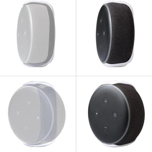 For Amazon Echo Dot 3 Wall Mount Third Generation Intelligent Audio Bracket Outlet Mount Hanger Holder for Echo Dot (3rd Gen)